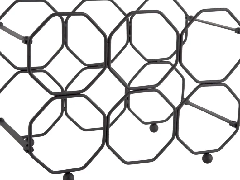 Range bouteilles en métal Honey (Noir)