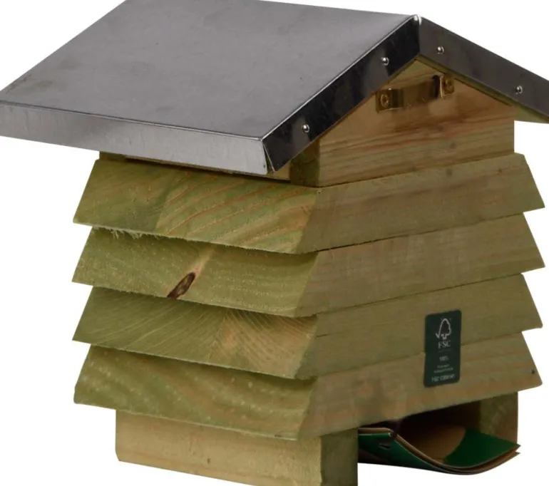 Refuge à abeilles en bois et zinc
