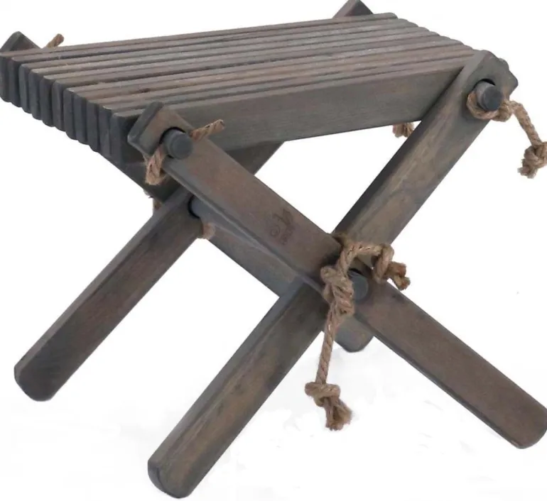 Repose pieds table basse Lilly (Pin Gris)