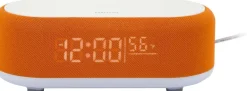 Reveil avec chargeur induction et enceinte Bluetooth Vogue (Orange)
