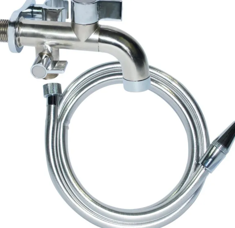 Robinet de jardin 2 en 1 avec lance two