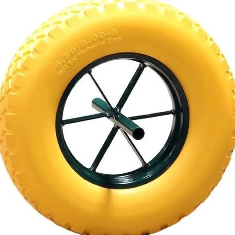 Roue increvable jante en métal 40 cm