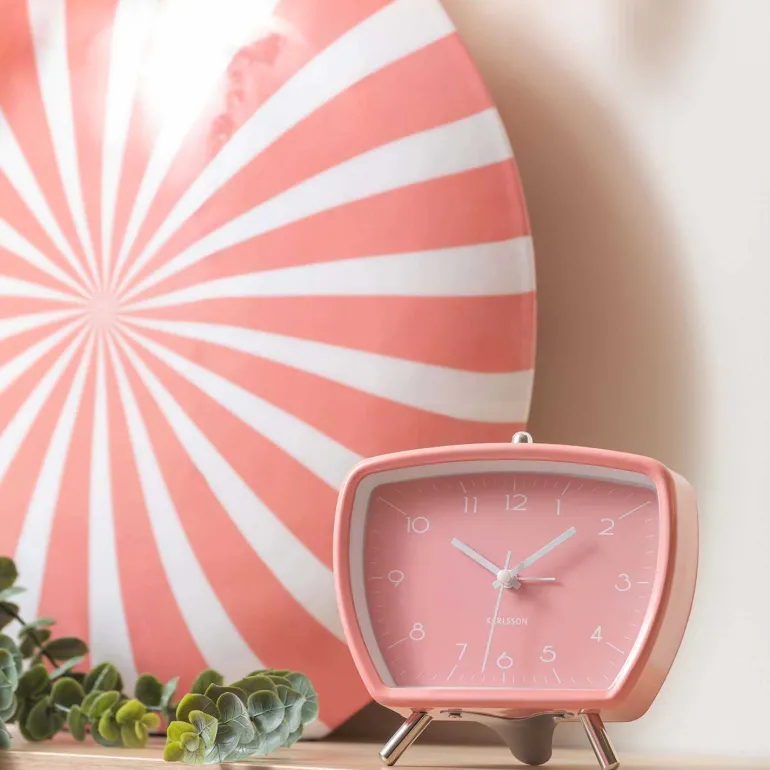 Réveil Candy Circus Retro (Rose)