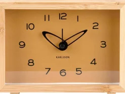 Réveil matin en bambou Tipico (Ocre jaune)