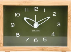 Réveil matin en bambou Tipico (Vert)