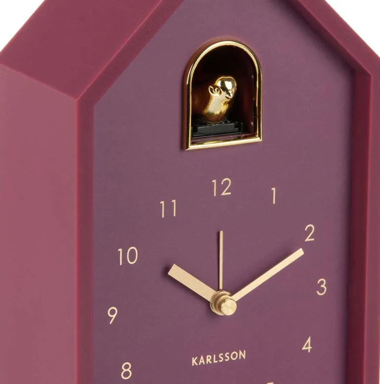 Réveil matin en plastique Cuckoo Oro (Mauve foncé)