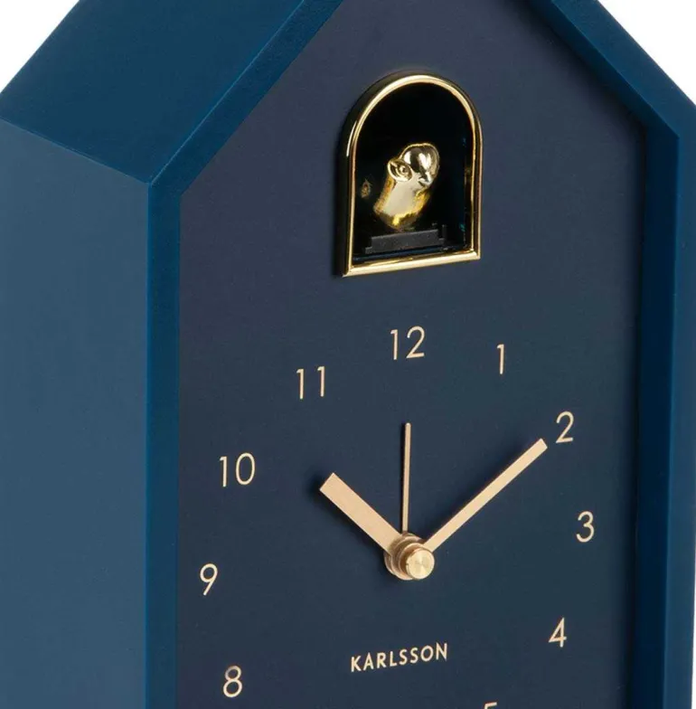 Réveil matin en plastique Cuckoo Oro (Bleu foncé)