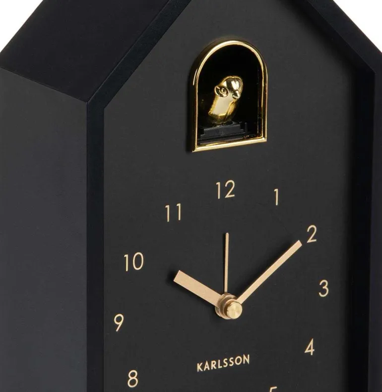 Réveil matin en plastique Cuckoo Oro (Noir)
