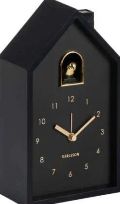 Réveil matin en plastique Cuckoo Oro (Noir)