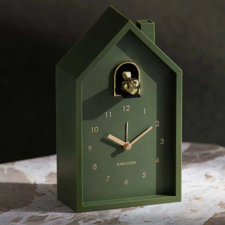 Réveil matin en plastique Cuckoo Oro (Vert)