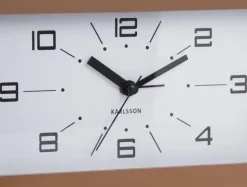 Réveil matin rectangulaire Lujo (Marron)