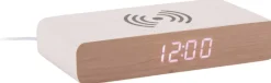 Réveil matin Retro Flat led (Blanc)