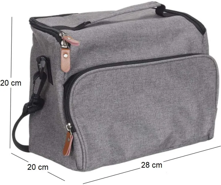 Sac de transport lunch bag en tissu (Modèle 1)
