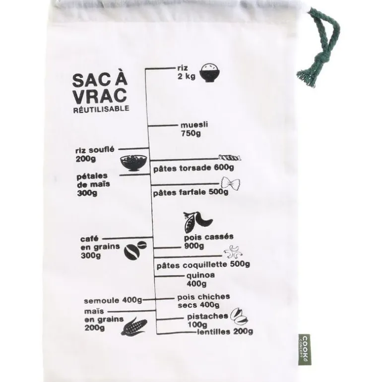 Sac gradué réutilisable Green attitude