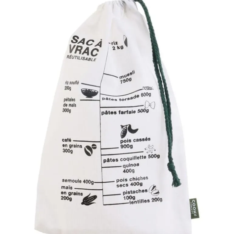 Sac gradué réutilisable Green attitude