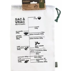 Sac gradué réutilisable Green attitude