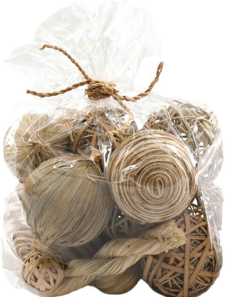 Sachet de boules séchées Natural (24 x 22 cm)