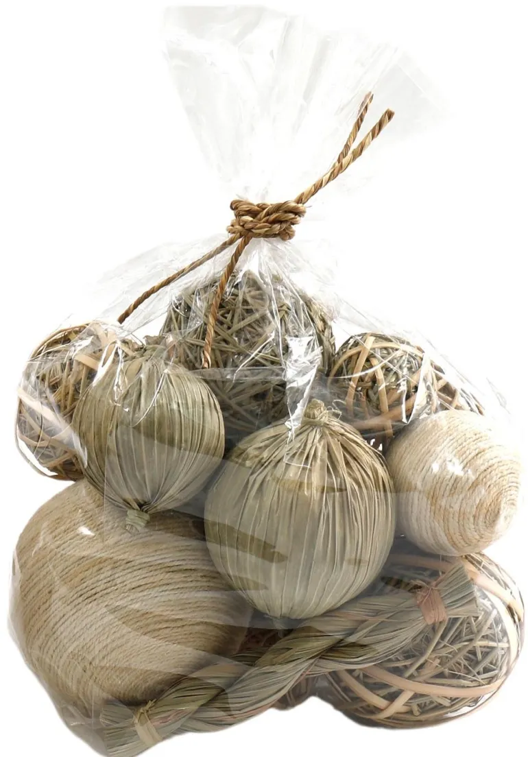 Sachet de boules séchées Natural (24 x 22 cm)