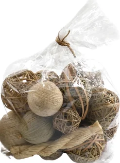 Sachet de boules séchées Natural (26 x 30 cm)