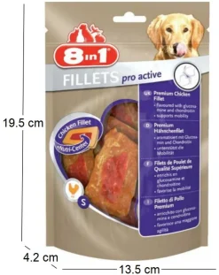 Sachet filets de poulet Pro Active pour chien
