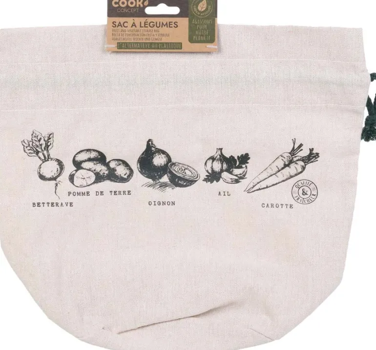 Sac à légumes réutilisable Eco concept (Lot de 3)