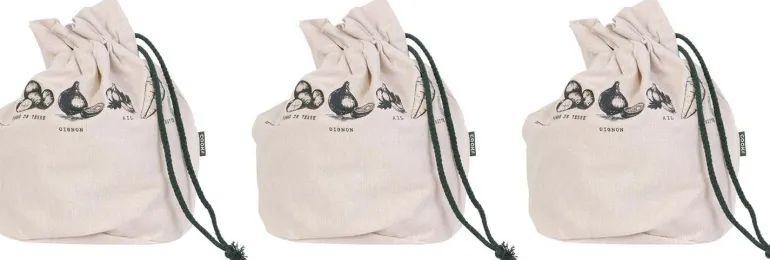 Sac à légumes réutilisable Eco concept (Lot de 3)