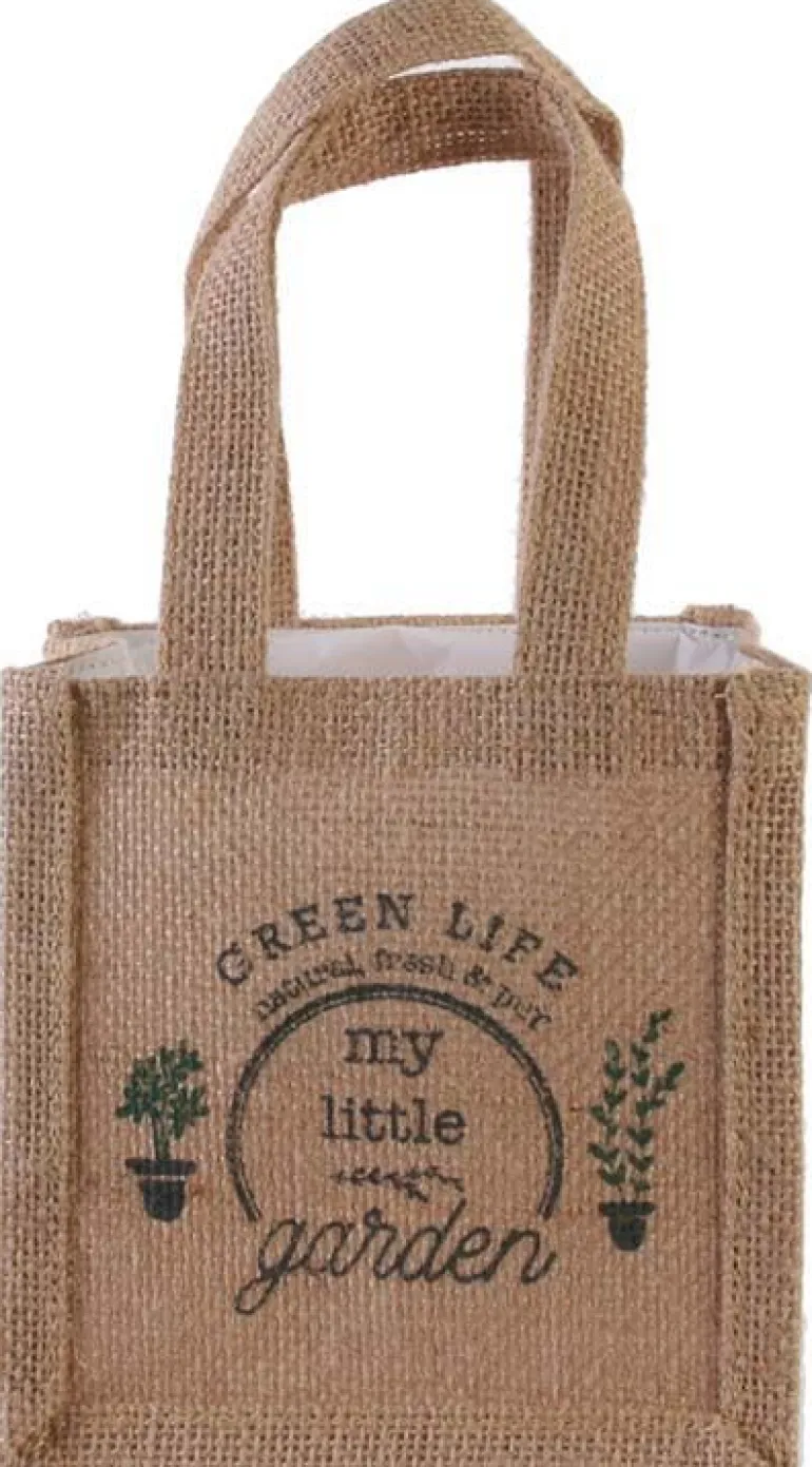 Sac à plantation en jute plastifiée My Little Market (14 cm)