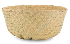 Sac rond en jonc de mer pliant (Diamètre 35 cm)