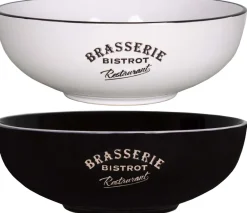 Saladiers en grès Brasserie bistrot (Lot de 2)