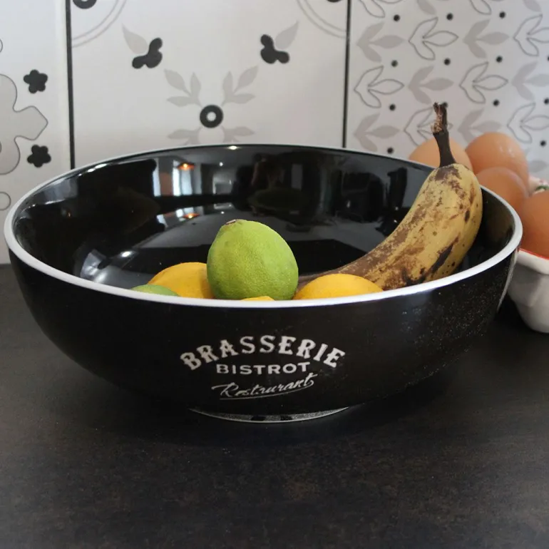 Saladiers en grès Brasserie bistrot (Lot de 2)