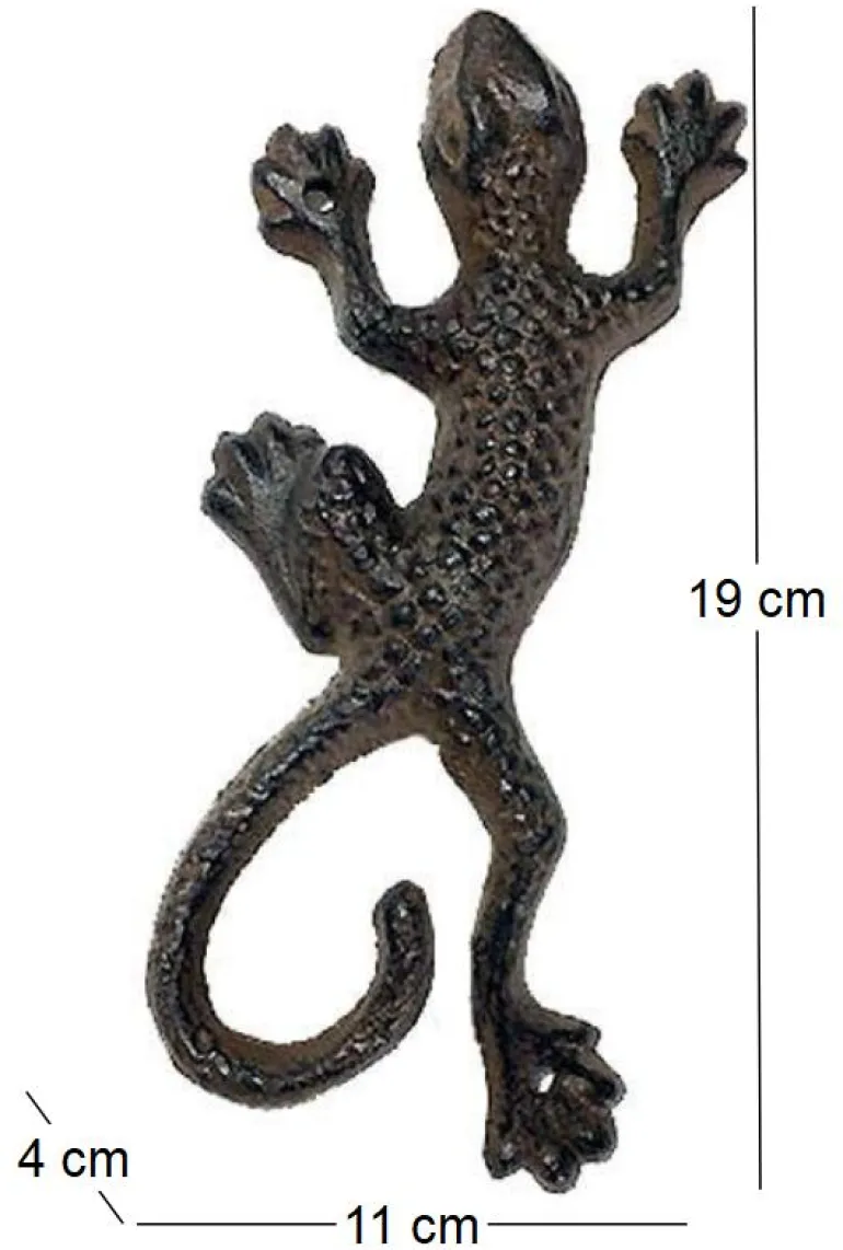 Salamandre en fonte 11x4x19 cm