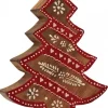 Sapin en manguier rouge et blanc