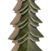 Sapins décoratifs en bois de manguier vert (Lot de 3)