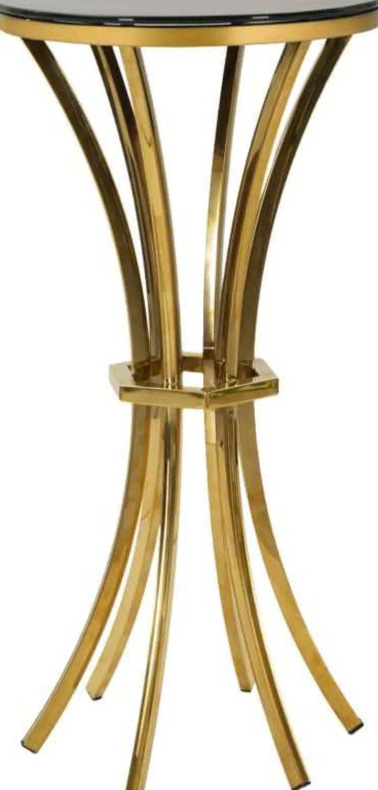 Sellette en métal et verre Shanty (40 x 81 cm)