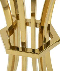 Sellette en métal et verre Shanty (50 x 92 cm)