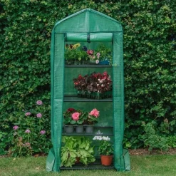 Serre de jardin 4 étages avec housse Grow