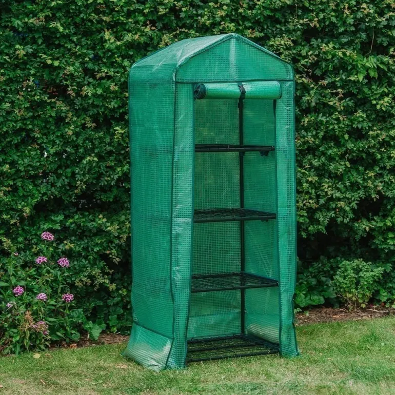Serre de jardin 4 étages avec housse Grow