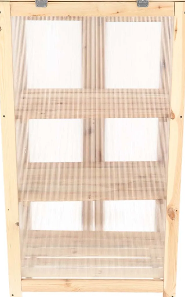 Serre en pin naturel Texel (Hauteur 125,2 cm)