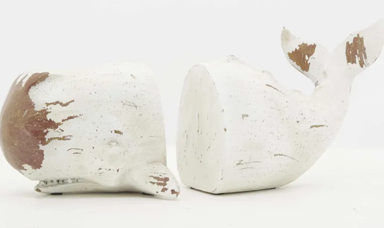 Serre-livres en bois Cachalot 25 x 12 cm