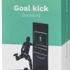 Serre-livres en métal noir Sport (Footballer)