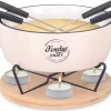 Service à fondue à la bougie 4 personnes