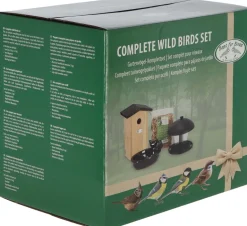 Set abri mangeoire et graines oiseaux (Pour oiseaux du jardin)