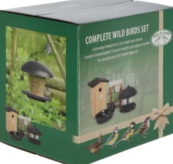 Set abri mangeoire et graines oiseaux (Pour oiseaux du jardin)