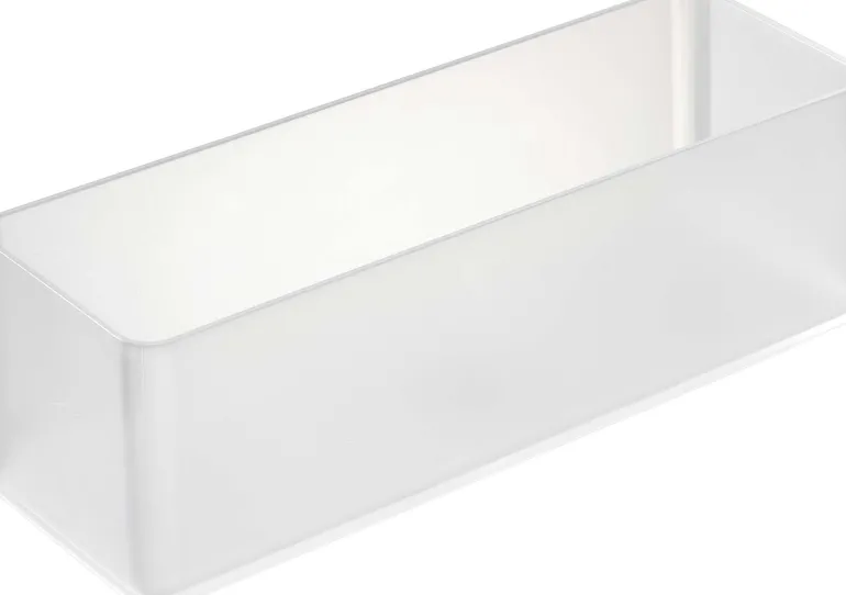 Set de 2 boîtes de rangement empilables Tower (24 x 8 x 7,2 cm)