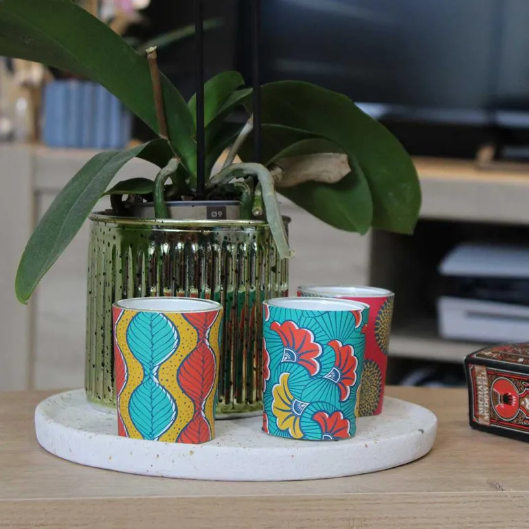 Set de 3 bougies parfumées Votives Batik
