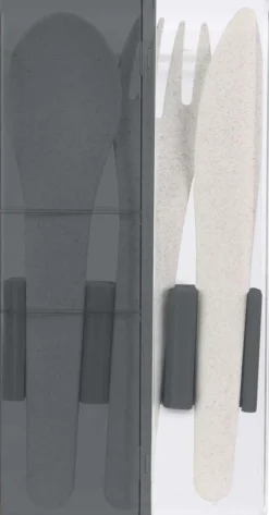 Set de couverts à emporter Eco concept (Gris)
