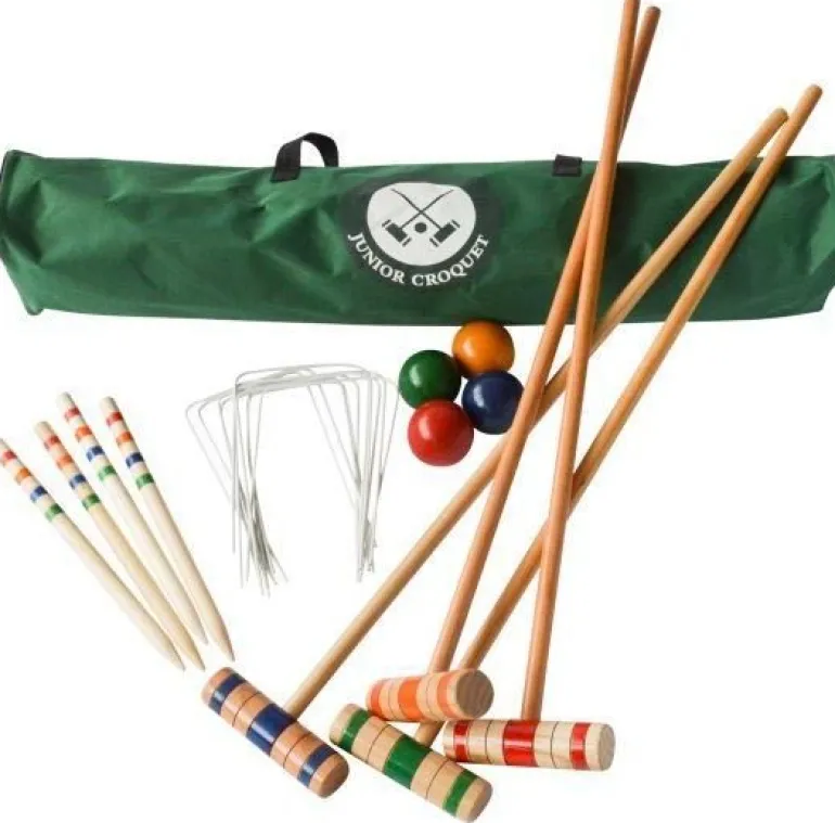 Set de croquet enfant en bois