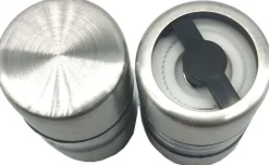 Set de 2 minis moulins sel et poivre en inox