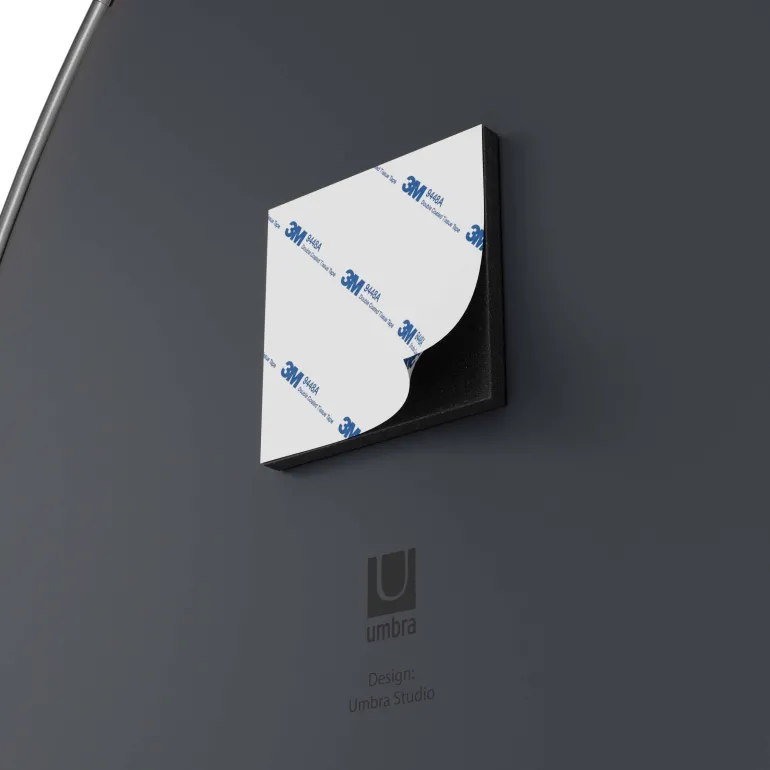 Set de 3 miroirs finition métallique Hubba