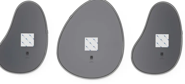 Set de 3 miroirs finition métallique Hubba